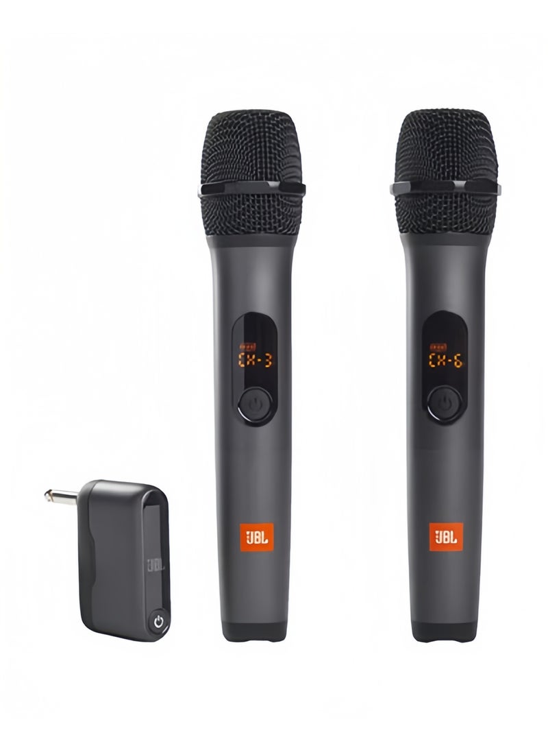 جي بي إل مجموعة ميكروفون لاسلكي JBLWIRELESSMIC-D / JBLWIRELESSMICAS2 باللون الأسود - Image 1